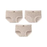 [3 Pack]Dot Pattern+Leopard Print Coffee+Bowknot