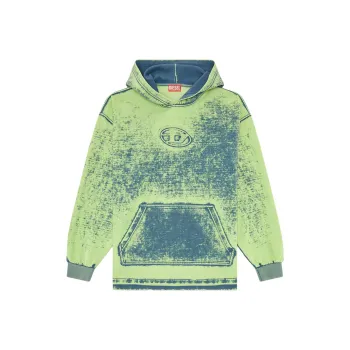 DIESEL FW24 Sweatshirt Men's Green/Blue