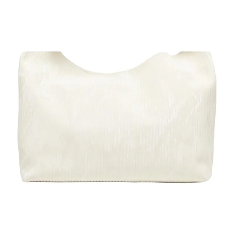Three Blessings PU Crossbody Bag, Shoulder Bag Medium Size Women's Pure White/Pink/Spring Green/Black/Brown-4
