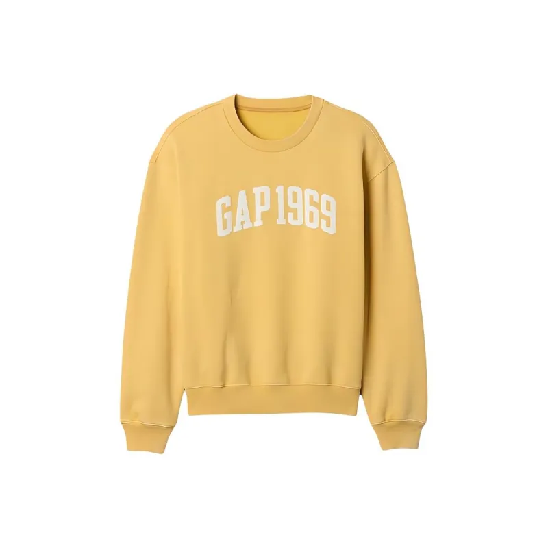 GAP 55th Anniversary Limited Edition Series Sweatshirts Unisex Yellow-0