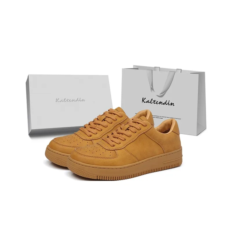 Kaltendin Air Force 1 All Season Versatile Trendy Comfortable Low Top Skateboard Shoes Men's-7
