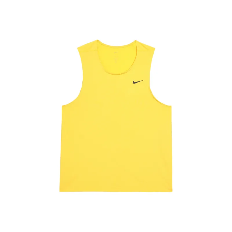 Nike DRI FIT READY Tank Tops Men's Yellow-0