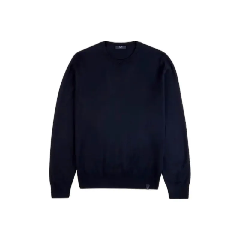 FAY Long Sleeved Round Neck Jumper-0