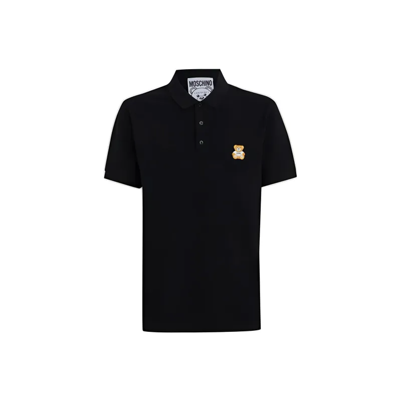 MOSCHINO Teddy Bear Patch Polo Shirt-0