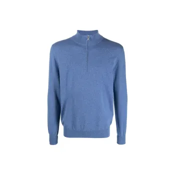 BALLANTYNE Half zip Cashmere Jumper