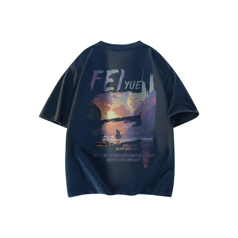 Feiyue Short Sleeved T Shirts Unisex-6