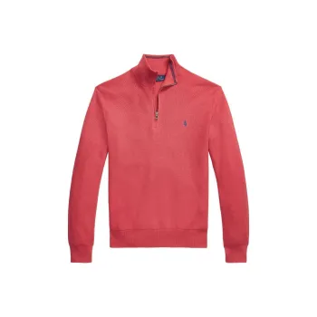 Polo Ralph Lauren Polo Pony Half zip Cotton Jumper