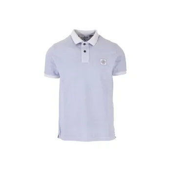 STONE ISLAND Polo Shirt Men's Light Blue