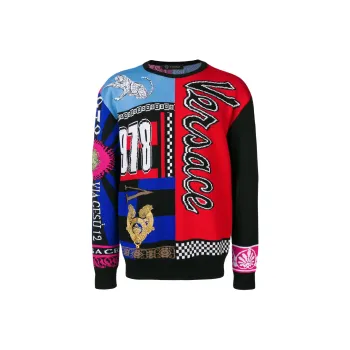 VERSACE Sweater Men's Multicolor