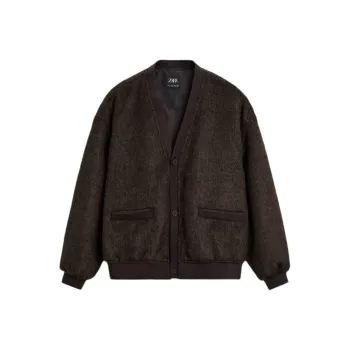 ZARA Sweaters Men Brown