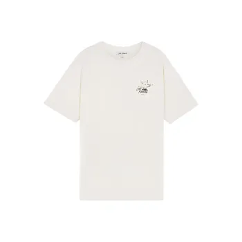 Maison Kitsune SS24 T Shirt Unisex Cassava
