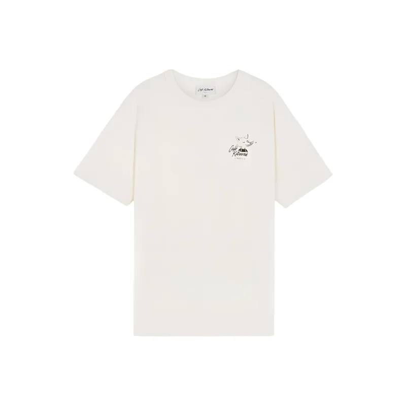 Maison Kitsune SS24 T Shirt Unisex Cassava-0
