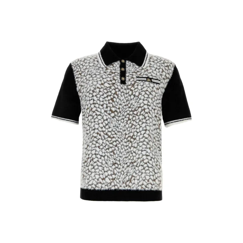 AMIRI Ma Leopard Polo Shirt-0