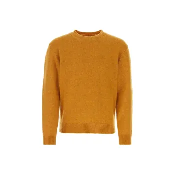 BARACUTA Tonal Logo-Embroidered Crewneck Jumper