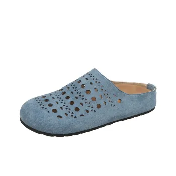 Puppytown Rubber Sole Slip Resistant Abrasion Resistant Closed Toe Slippers Women's