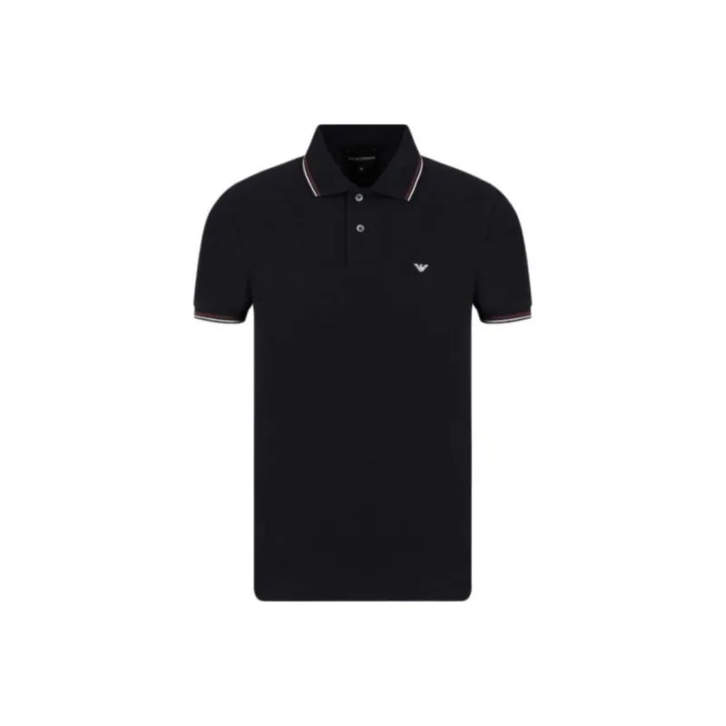 EMPORIO ARMANI Polo Shirt Men Black-0