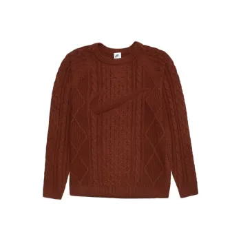 Nike Sweater Asia Version Unisex Maroon