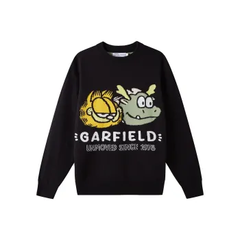 FUN X Garfield SS24 Sweater Unisex Black