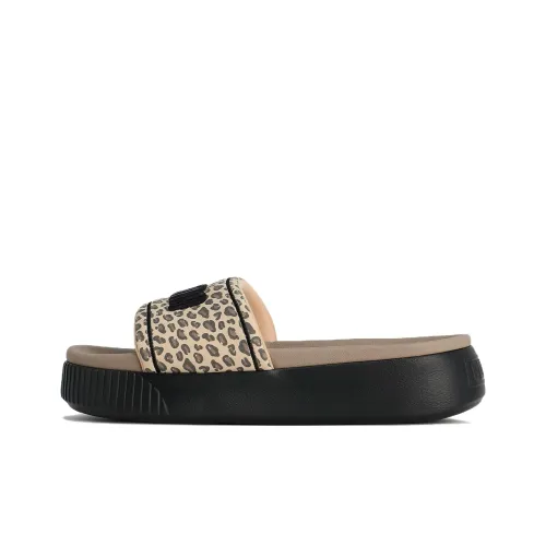 PUMA Platform Slide EVA Slip Resistant Abrasion Resistant Slide Slippers Women's Black