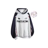 Navy Blue & White Gray[Fleece-Lined](Black Logo)