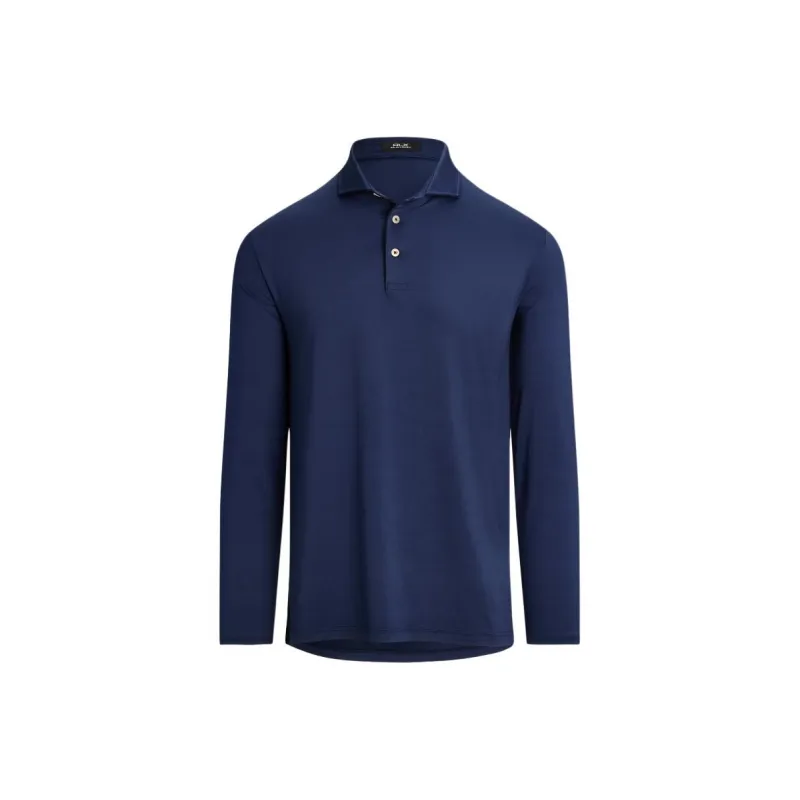 Ralph Lauren FW24 Polo Shirt Men Elegant Dark Blue-0