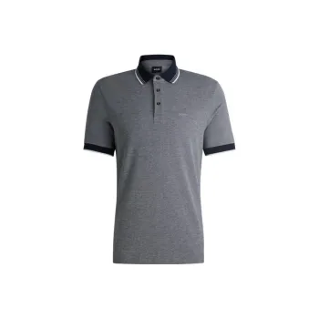 HUGO BOSS Logo Embroidered Short Sleeved Polo Shirt
