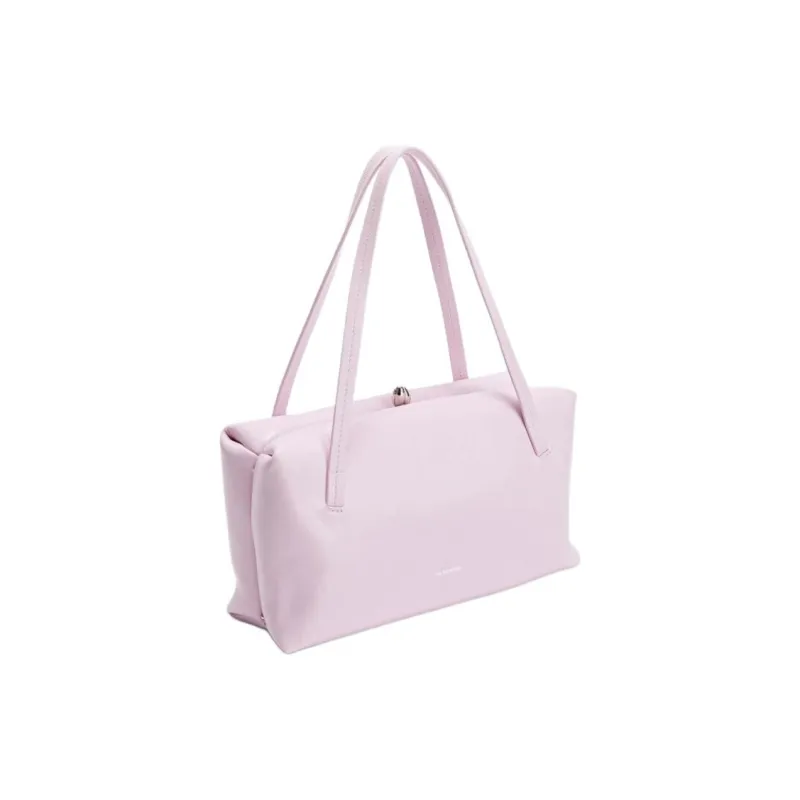 JIL SANDER Goji Calfskin Shoulder Bag Small Size Women's Pink Purple-1