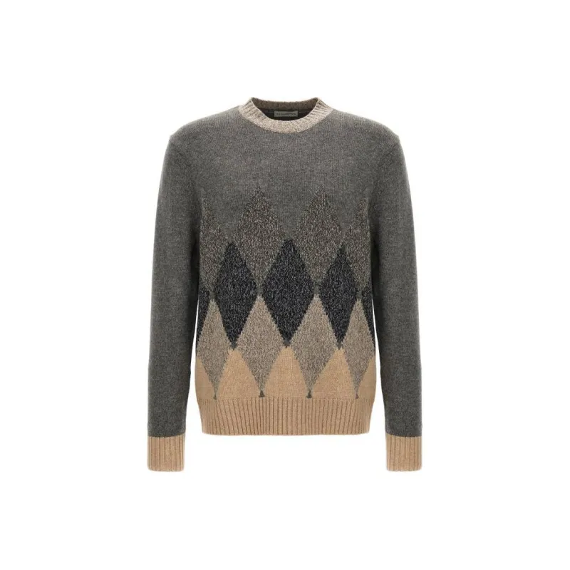 BALLANTYNE Argyle-intarsia Sweater-0
