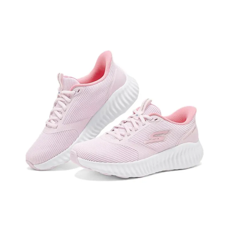 Skechers WOMEN'S GO Series Durable Breathable Low Top Running Shoes Women's Light Pink-2