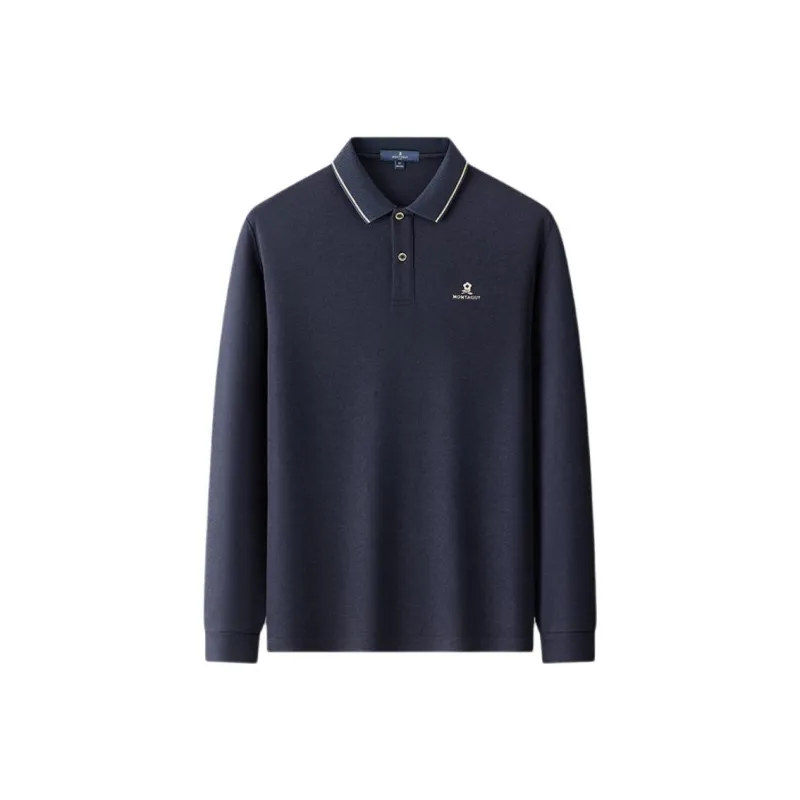 Montagut FW24 Polo Shirt Men's Dark Royal Blue-0