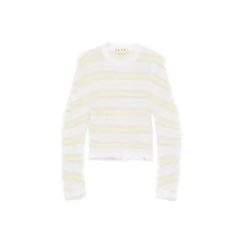 MARNI Fuzzy Wuzzy Crew Neck Sweater