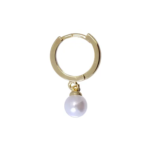 ANARTXY Surgical Steel Pearl Earrings Women's Gold/Silver
