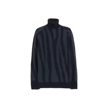 Yohji Yamamoto POUR HOMME FW24 Sweater Men's Marine Blue