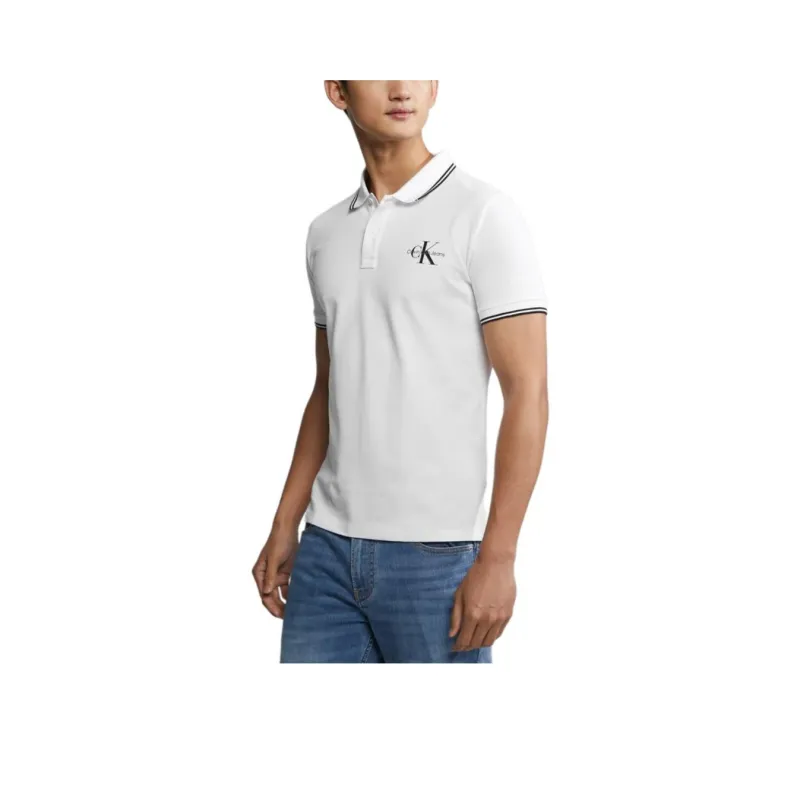 CALVIN KLEIN Polo Shirt Men Bright White-0