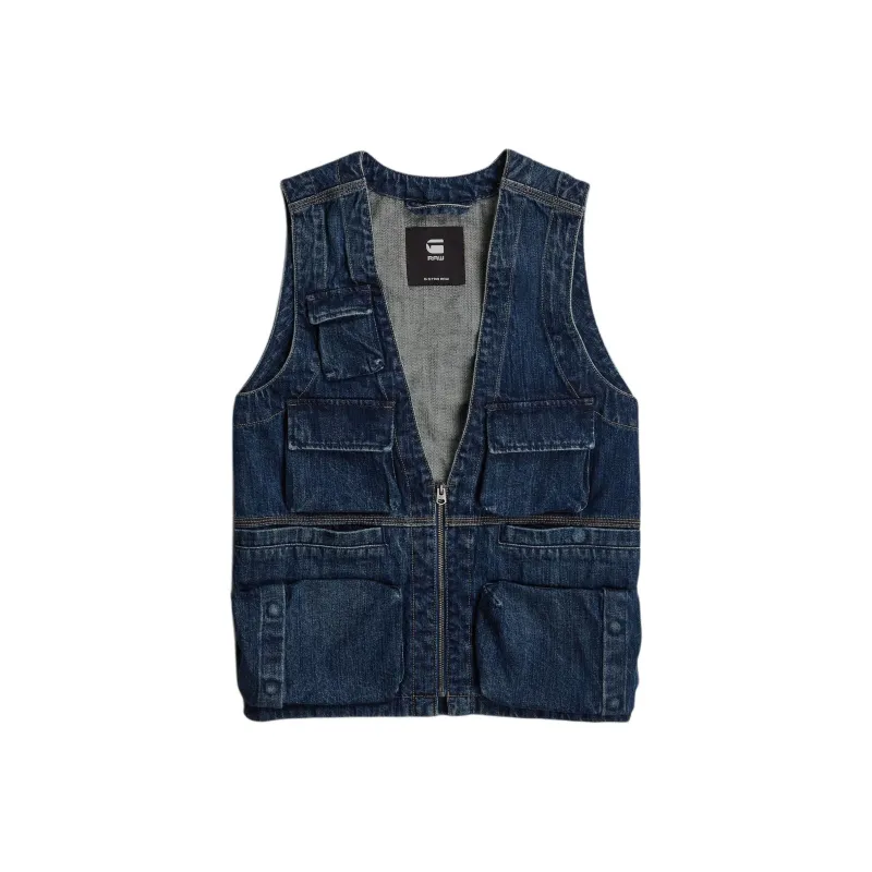 G-STAR RAW Tank Tops Men's Sentry Blue-0