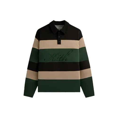 KITH Stripe Microsuede Tanner Pullover