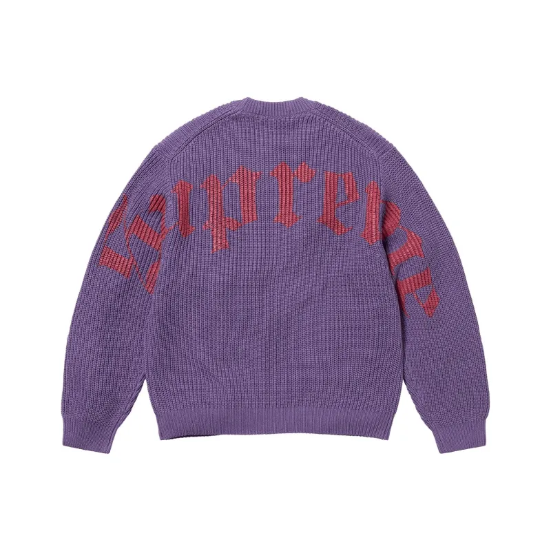 Supreme Old English Printed Sweater-4
