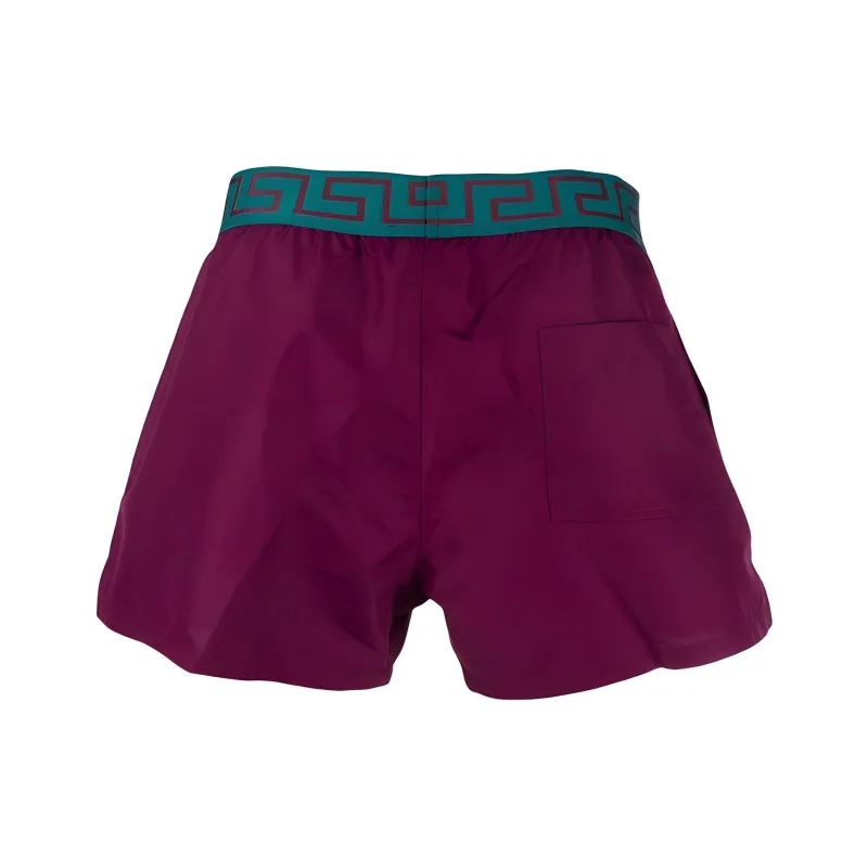 VERSACE Casual Shorts Men Red-1