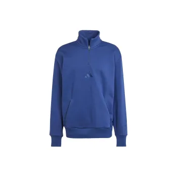 Adidas Free Shipping With AdiClub All Szn Fleece 1/4 Zip Crew Sweatshirt
