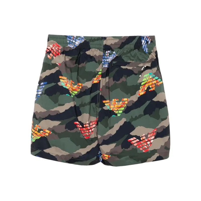 EMPORIO ARMANI Camouflage print Swim Shorts-1
