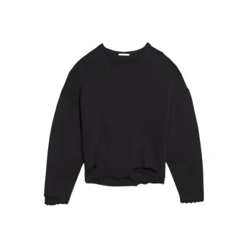 Helmut Lang Distressed Knit Sweater
