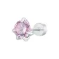 Pink Zircon Claw Stud Earrings[Single]