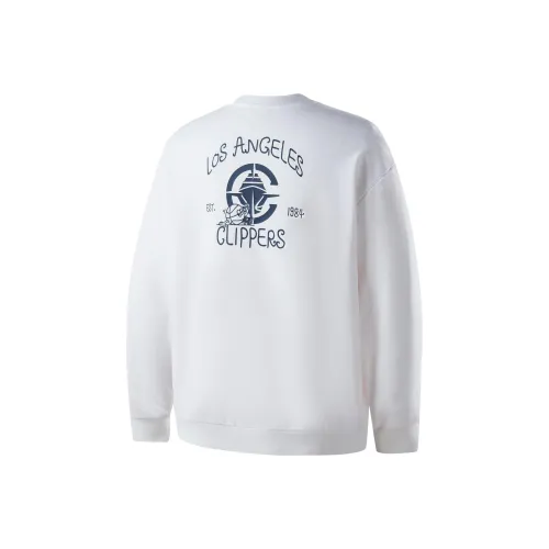 NBA Los Angeles Clippers Sweatshirt Unisex White