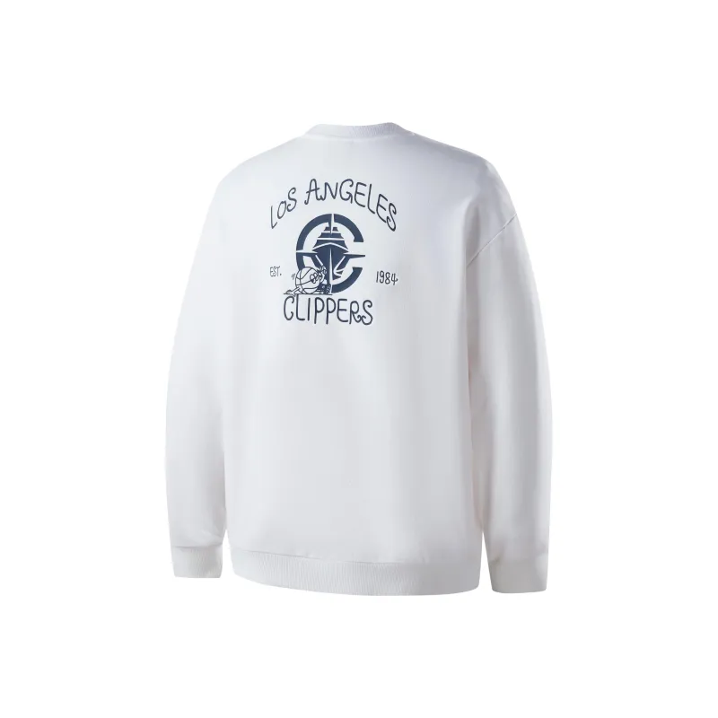 NBA Los Angeles Clippers Sweatshirt Unisex White-0