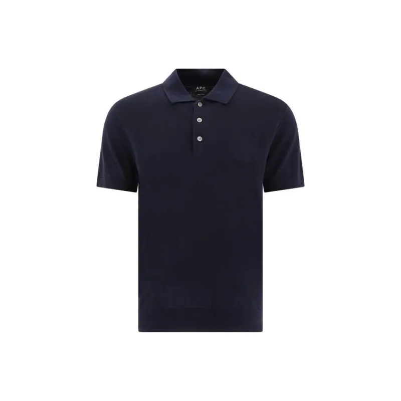A.P.C Polo Shirt Men's Marine Blue-0