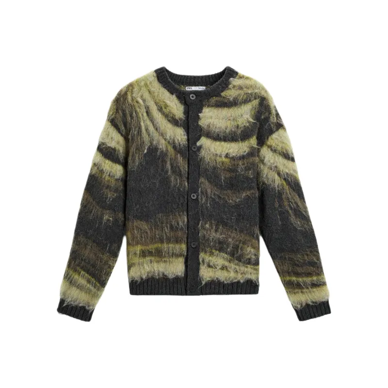 ZARA Sweaters Men Green-0