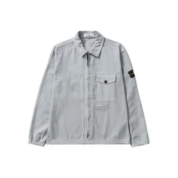 STONE ISLAND Jacket Fall Men's Pearl Gray