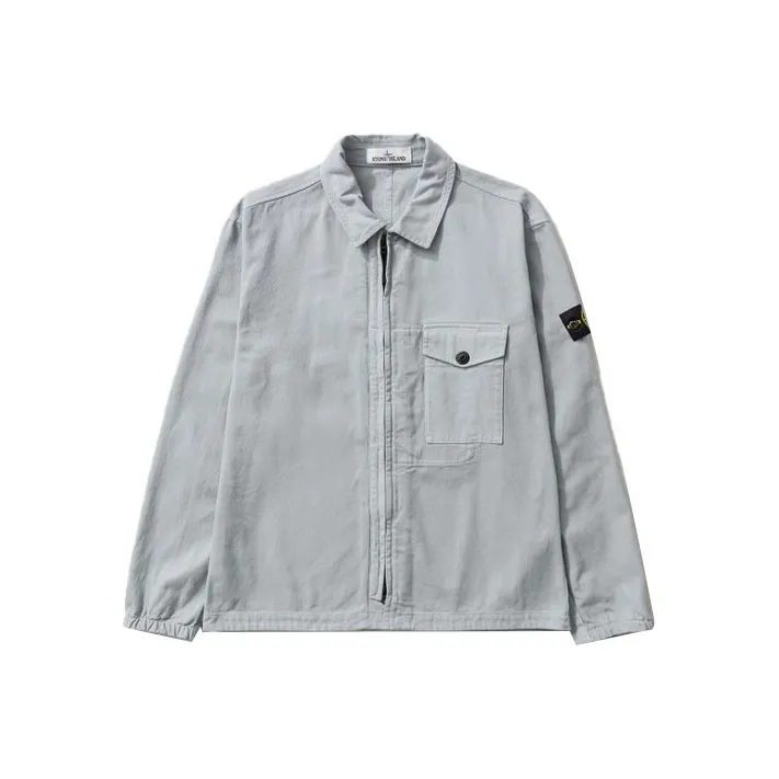 STONE ISLAND Jacket Fall Men's Pearl Gray-0
