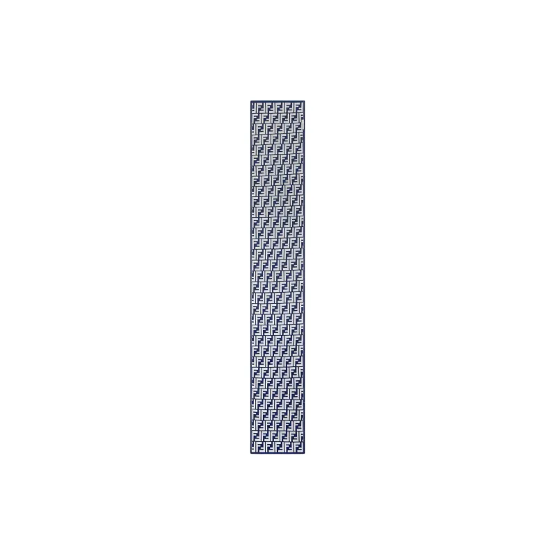 FENDI Logo Embroidered Reversible Scarf-5
