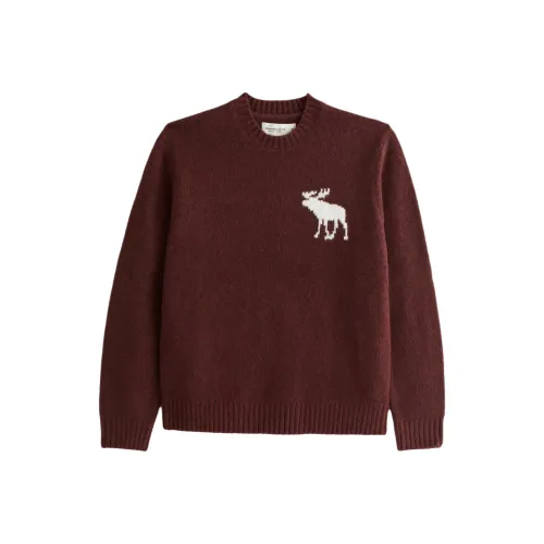 Abercrombie＆Fitch Sweater Unisex Brick Red